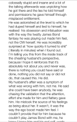To think my marriage is over