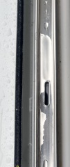 Hi, do any of you have a patio door? Do you get water pooling in the track ?