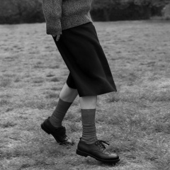 Loafers and socks