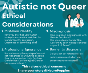 ND without the T / Autistic Not Queer / Gender Critical Autistics