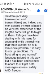 The “women’s march” that’s all about the men.