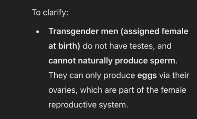 Emma Hilton vs ChatGPT - transgender men should freeze their sperm before transing!?!