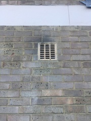 Which trade to install a wall vent?