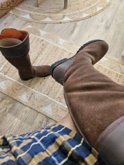 Penelope Chilvers inclement boots.