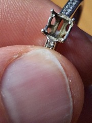 Stone fell out of partners engagement ring after 8 months..