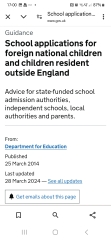 moving to London for the 2025-26 academic year