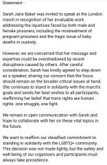 The “women’s march” that’s all about the men.