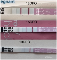 Confused about lines on hcg test?!