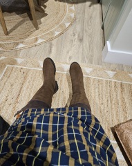 Penelope Chilvers inclement boots.