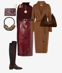 Are leather pencil skirts dated?