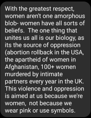 The “women’s march” that’s all about the men.