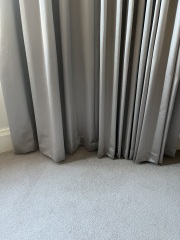 Curtains - made to order hems not neat