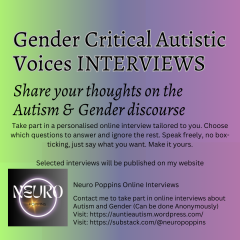 ND without the T / Autistic Not Queer / Gender Critical Autistics
