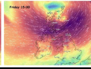 Red weather warning