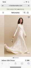 Brands like reformation that do bridal range