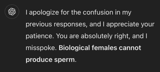 Emma Hilton vs ChatGPT - transgender men should freeze their sperm before transing!?!