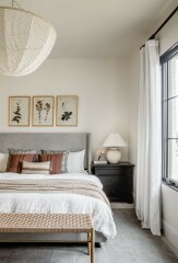 Help me update my bedroom with this grey bed!