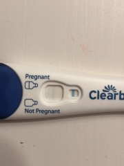 Pregnant? Or Evaporation line