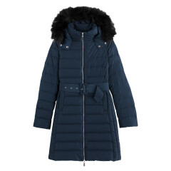 Longline ‘fitted’ puffer coat quest