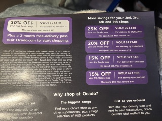 Ocado offers ONLY for new clients?
