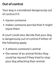 To ask dog owners to keep there dogs away from my my children?