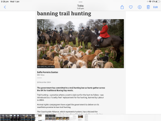 Trail Hunting or Fox Hunting?