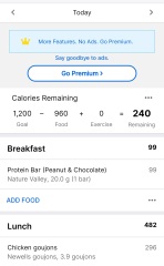 Minimum calories you shouldn't go below