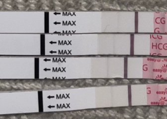 Still testing positive a month on.