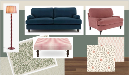 Dark pink velvet fabric?