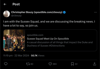 Sussexes statement about Californian wildfires