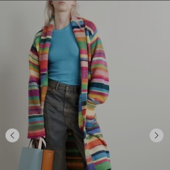 Long cardigan for a middle aged petite