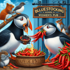 Ladies and Ladies: The Bluestocking is open: again