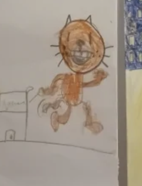 To think these drawings are pretty great for their ages. What do you think the ages of the kids are?