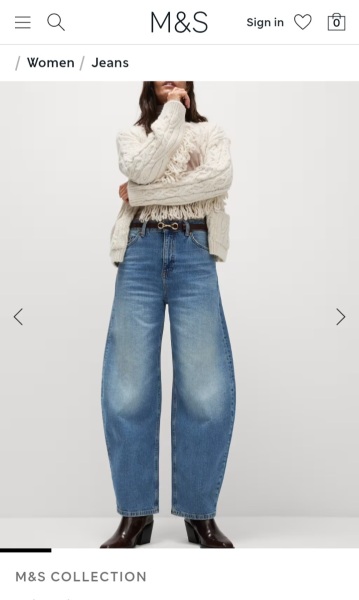 Barrel style jeans - wtf?