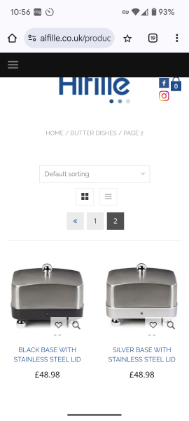 To ask you to show me your butter dish