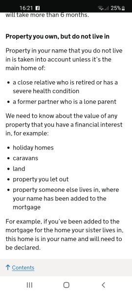 UC is half parents house capital?