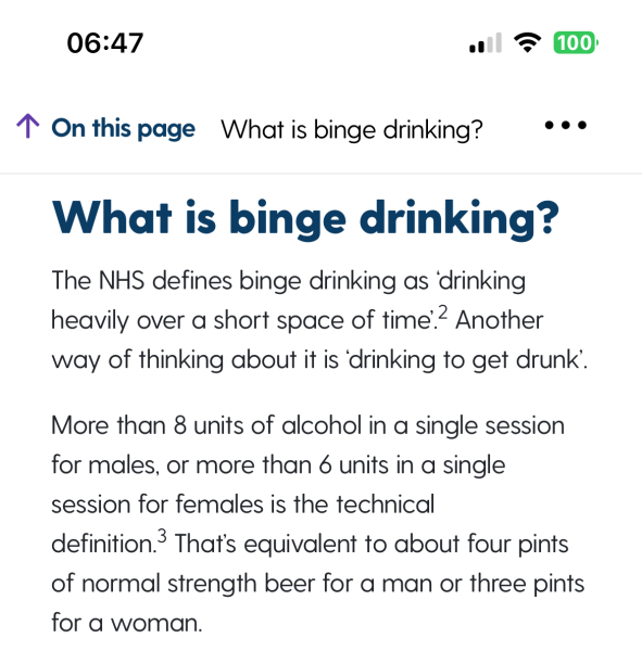 To refuse DH a bottle of wine