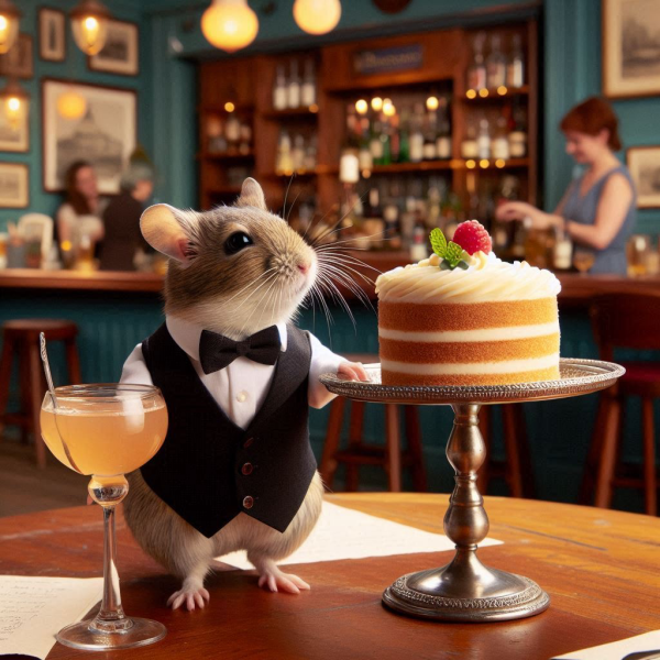 The Bluestocking. All gerbils welcome, must have own frou-frou skirt.