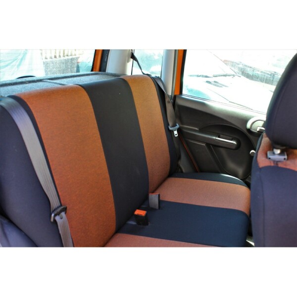 Rear-facing car seat mirror for car with no headrests?