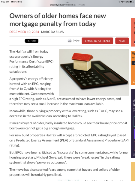 Buyers' mortgage declined because of the quirks of our 350 year old house!