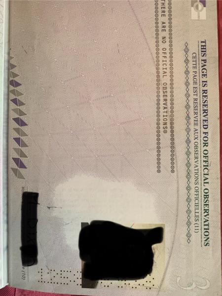 Passport worry