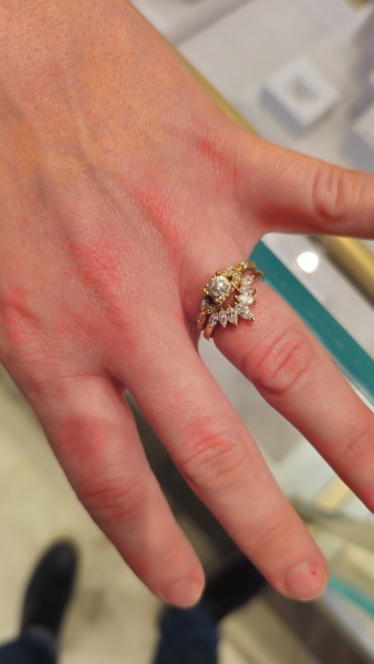 Does this wedding ring look strange?