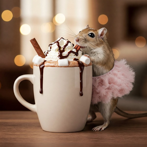 The Bluestocking. All gerbils welcome, must have own frou-frou skirt.