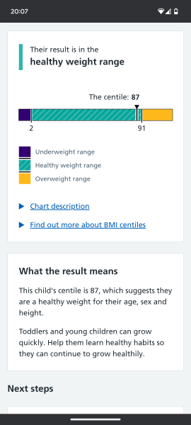 To worry about child's weight