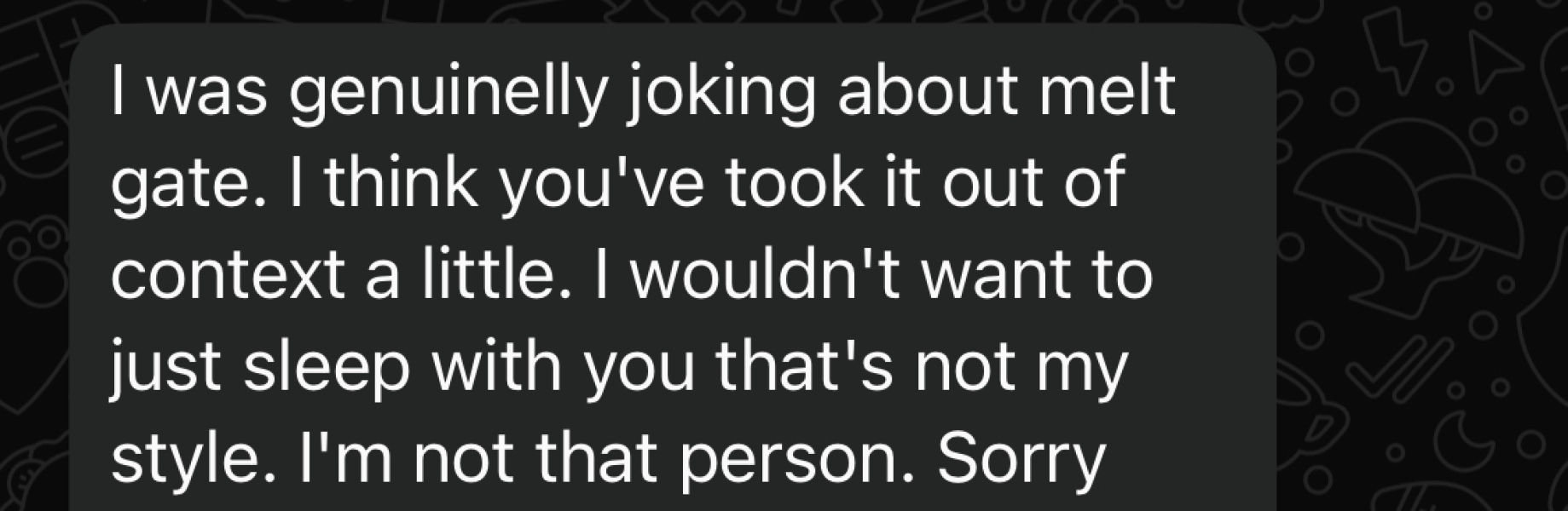 How to make your vulva clamp shut: a tinder story