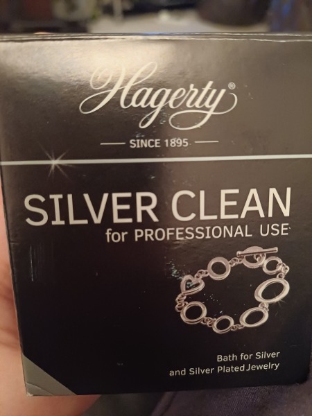 Cleaning silver jewellery - has gone wrong.