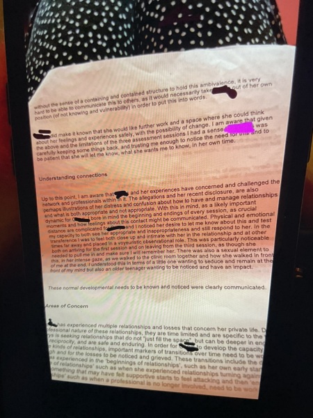 To think they don't believe DD about sexual abuse.