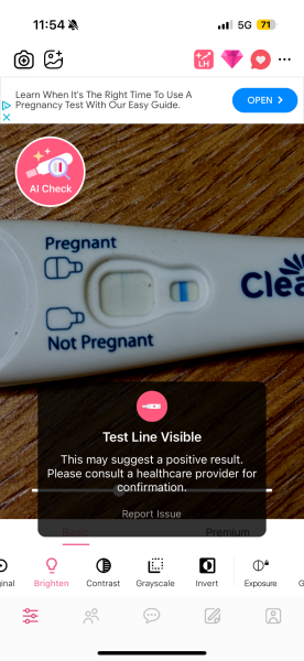 Evap or faint positive?