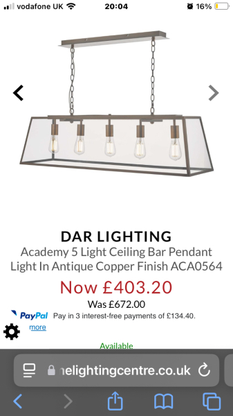 Help me find some kitchen lights please!