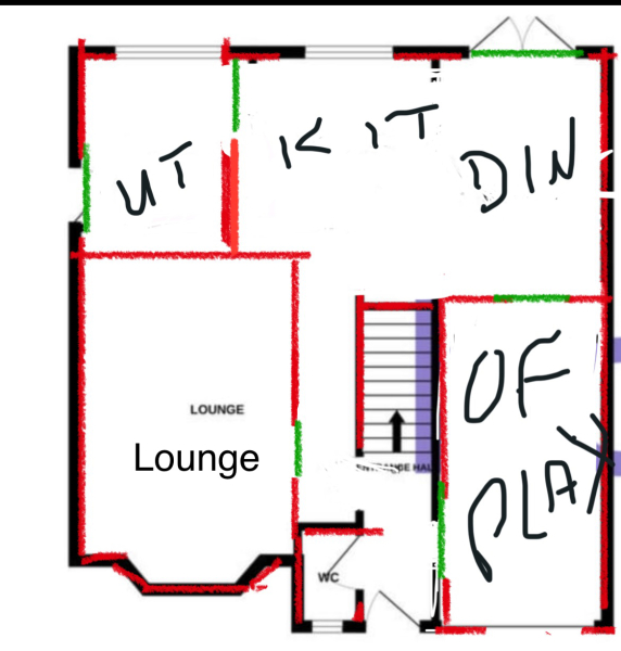 Reconfiguration of this floor plan
